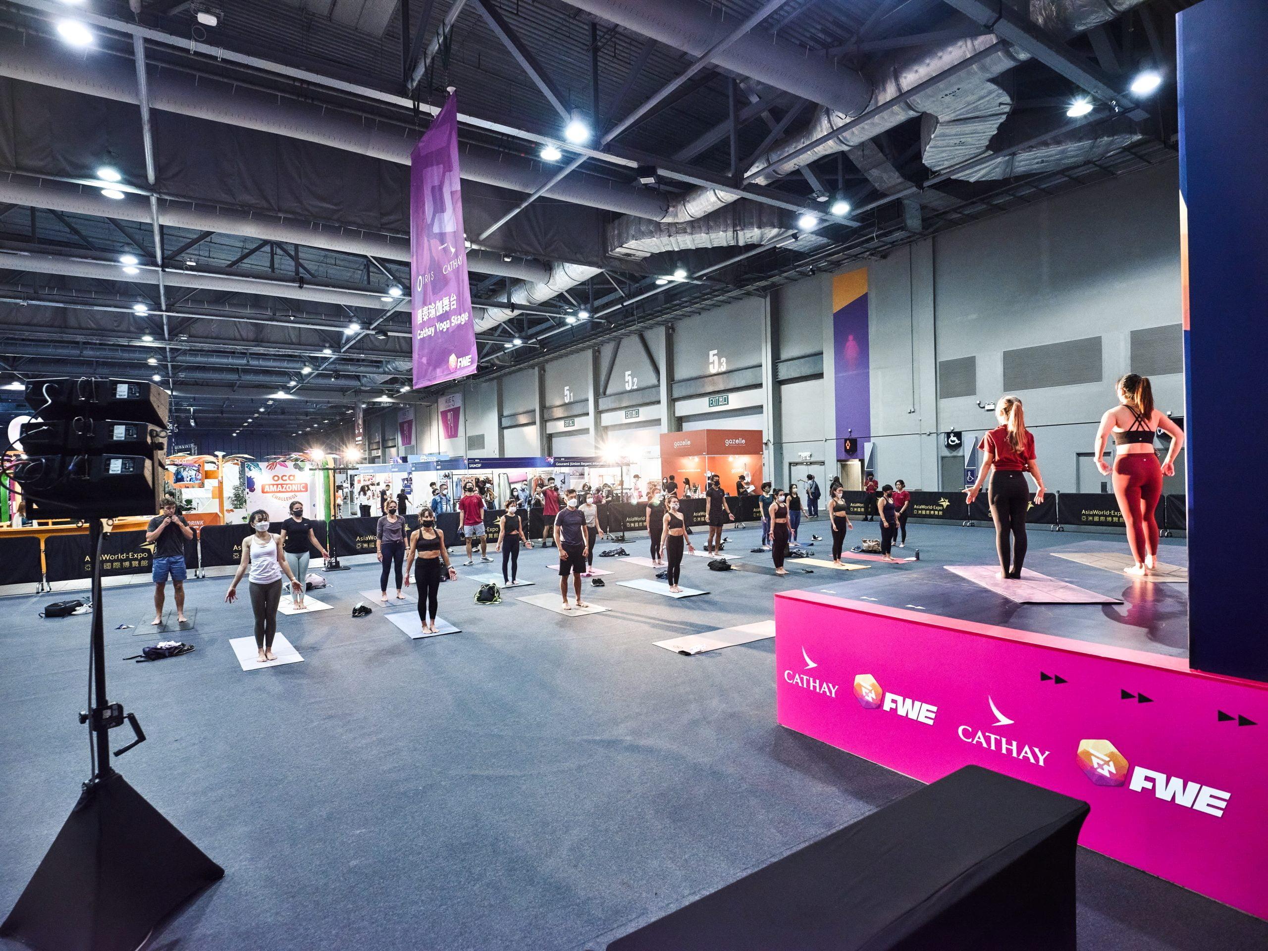 HKFWE Day 1 – Cathay Yoga Stage